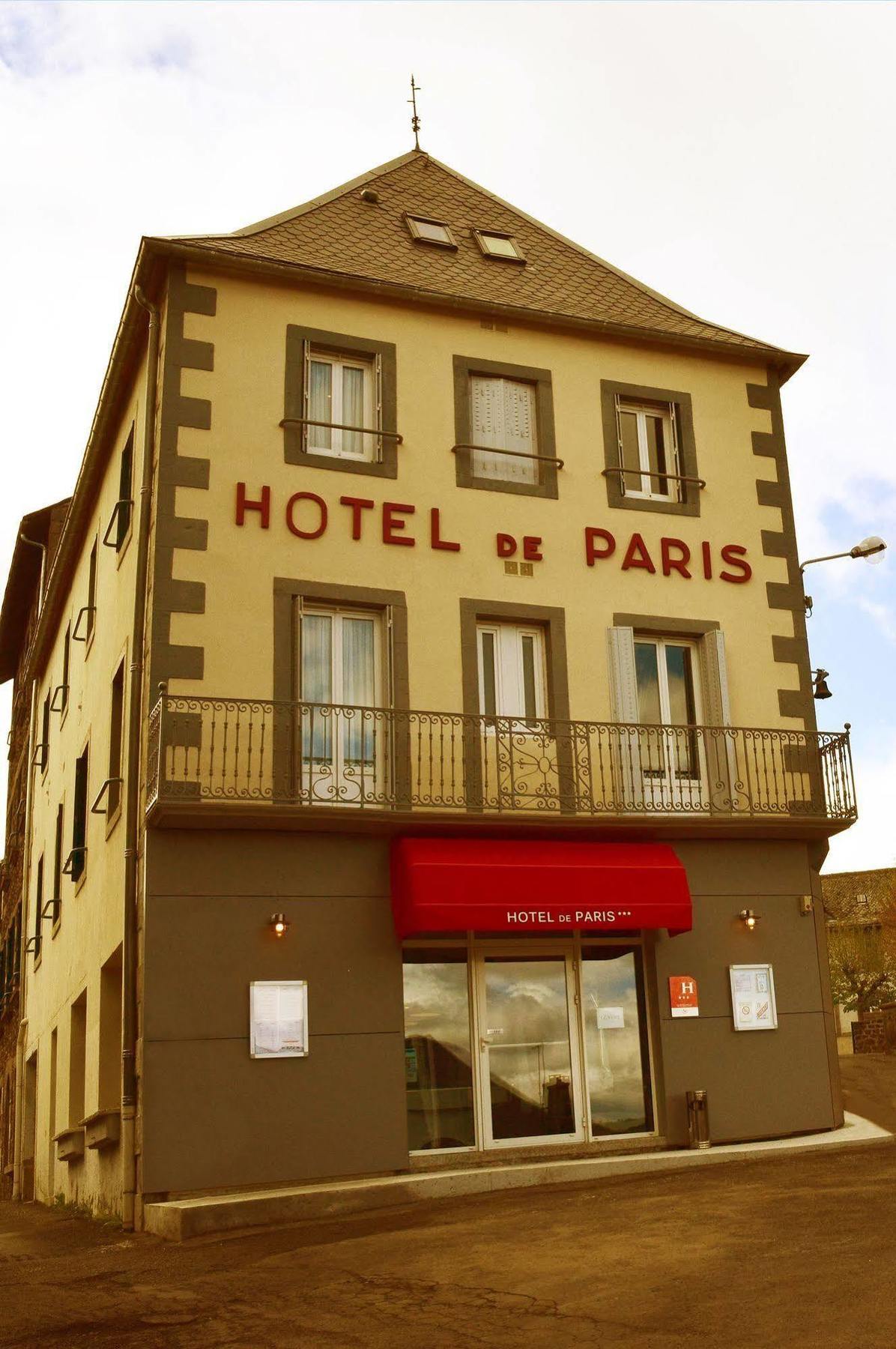 Logis Hotel De Paris Murol Bagian luar foto